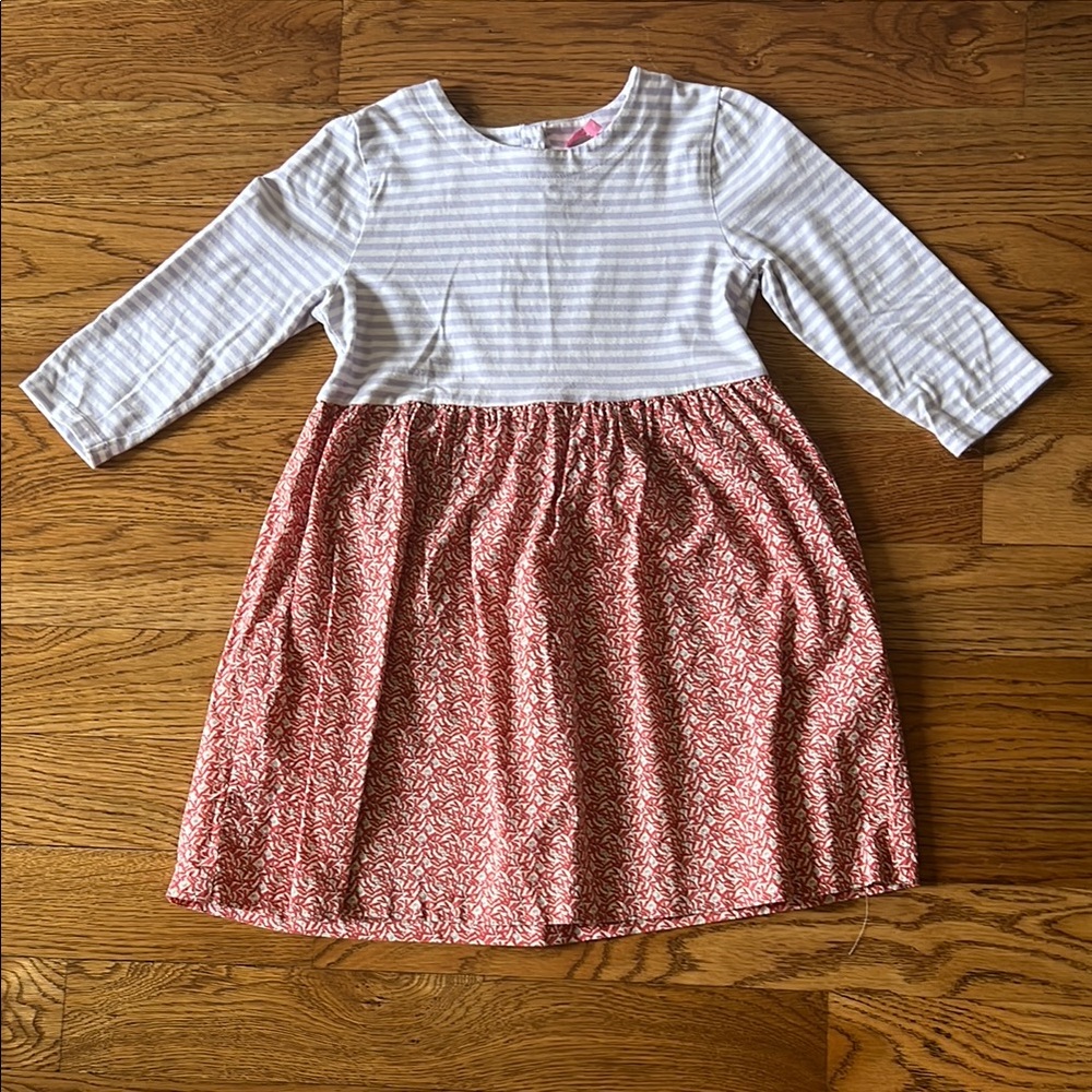 Kids Bisby Rosie Dress - Winterberry Red Size 6 - Picture 2 of 5